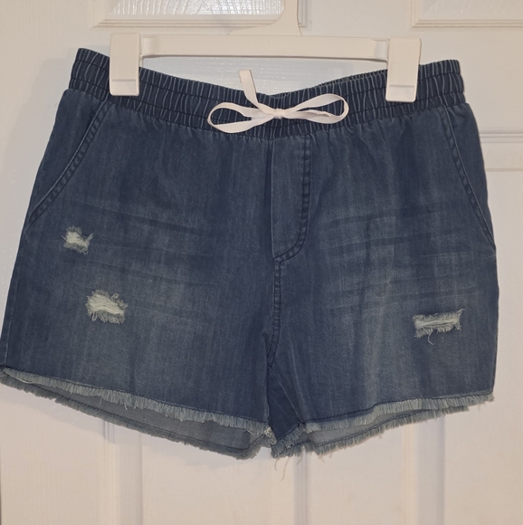 Belinda Pants - Casual Blue Jean Shorts for Women